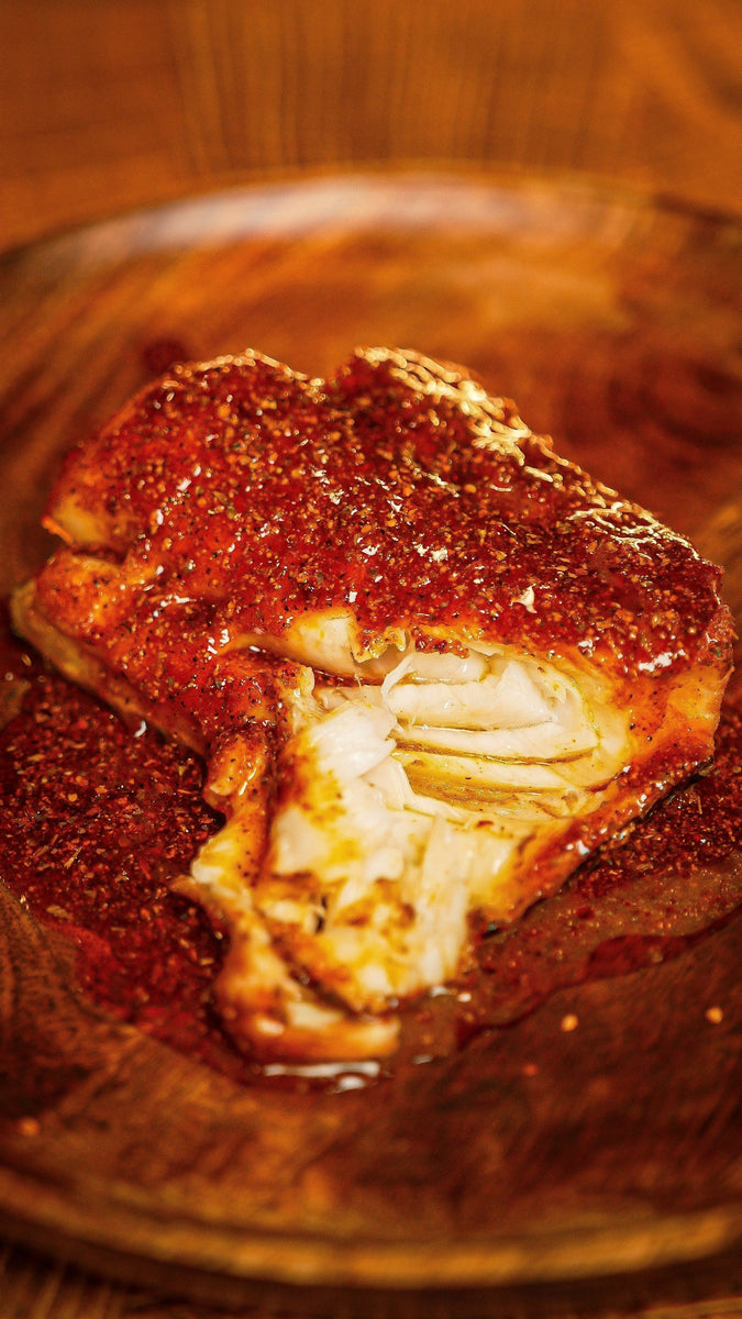 Cajun Honey Butter Sea Bass - Bear Mountain BBQ
