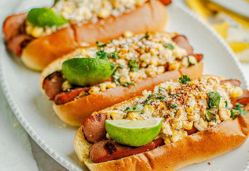 Elote Hot Dog