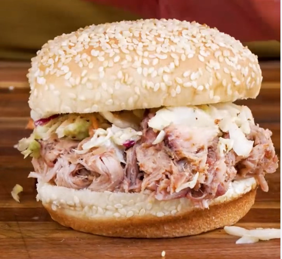 Smoked Pulled Pork with Bear Mountain Gourmet Pellets by The Grill Dads