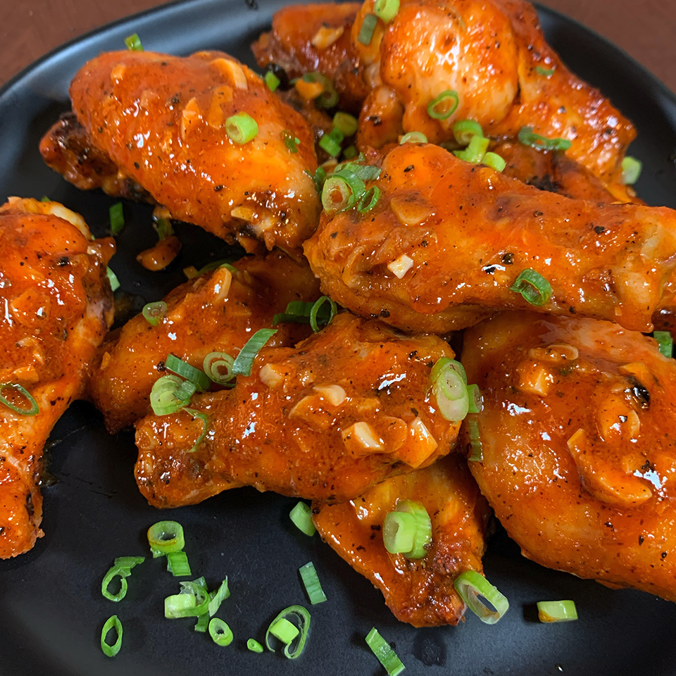 Hot Honey Chicken Wings – Bear Mountain BBQ