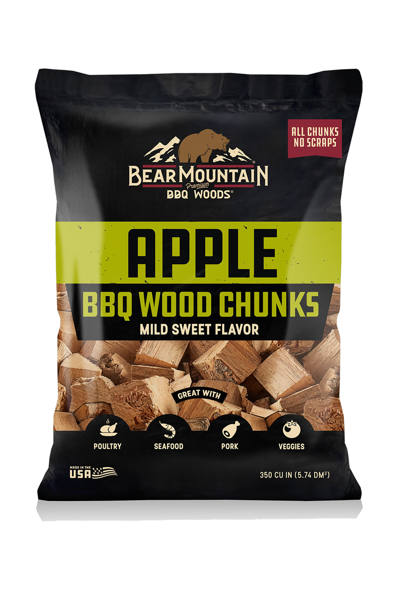 Apple wood smoking chunks best sale