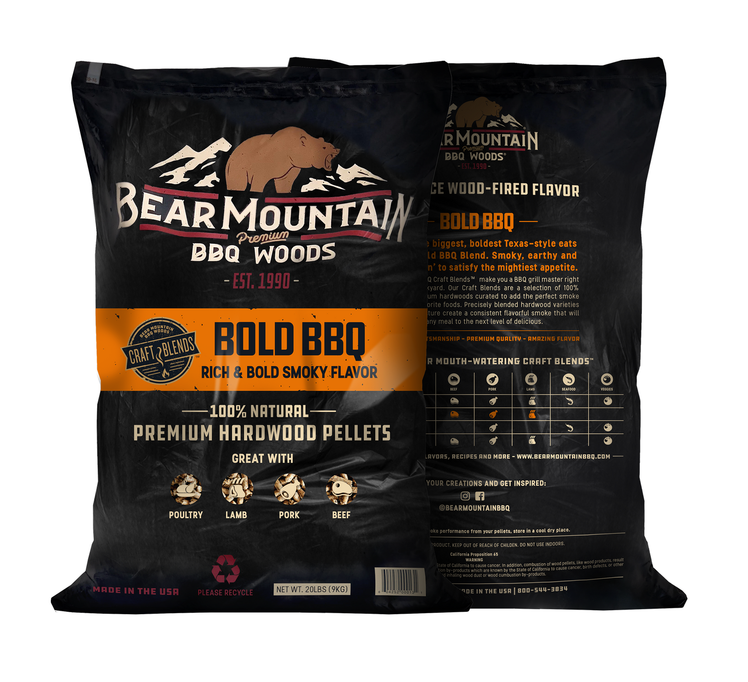 Bold BBQ Craft Blends™ Wood Pellets