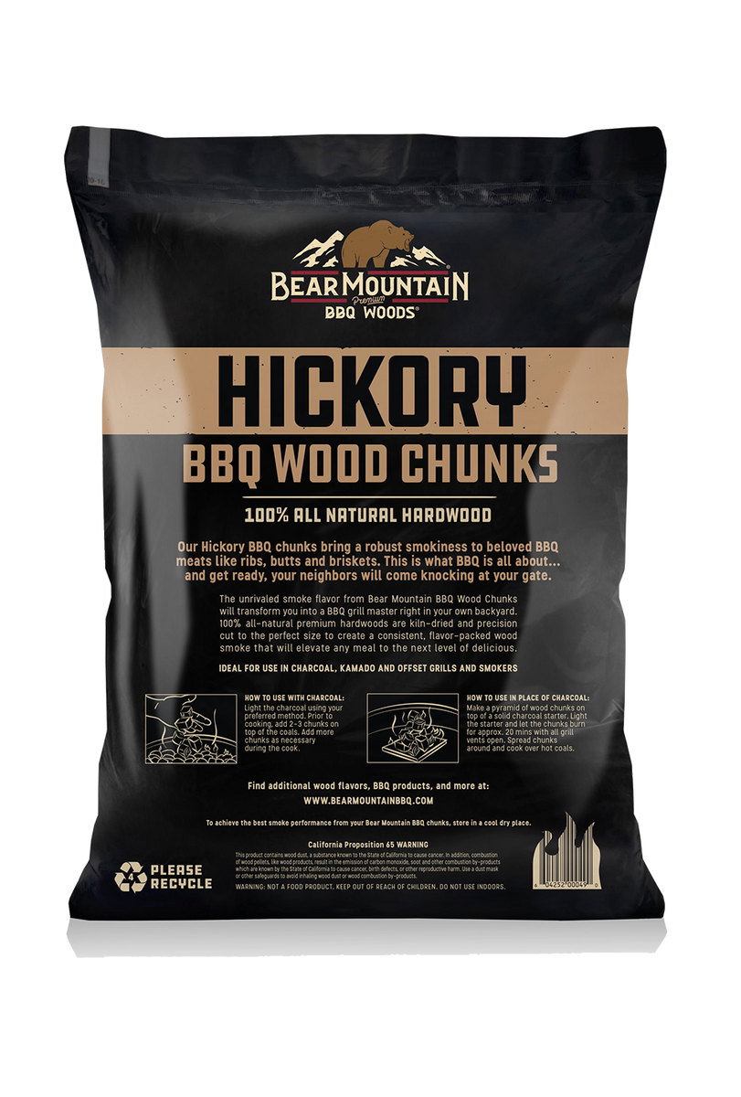 Hickory BBQ Wood Chunks – Bear Mountain BBQ