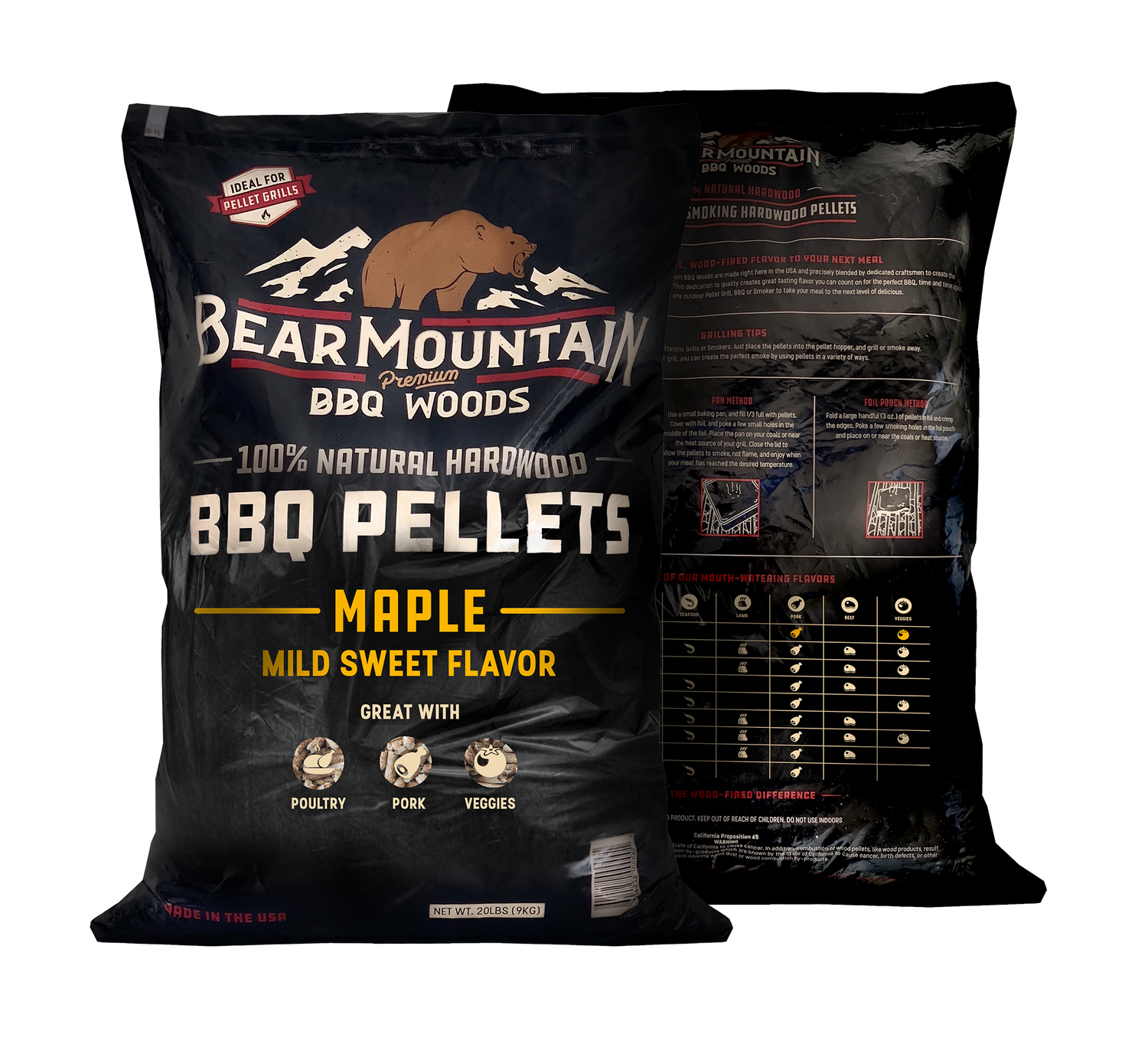 Maple BBQ Wood Pellets