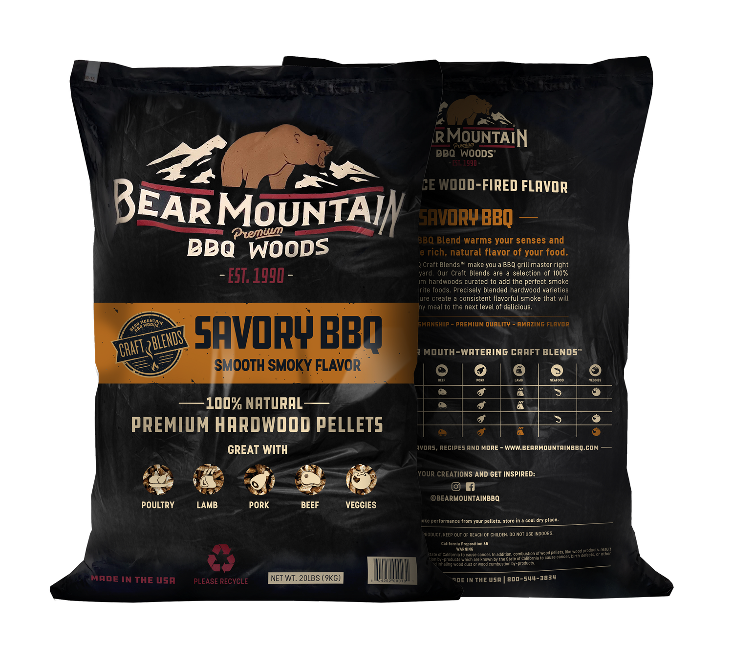Savory BBQ Craft Blends™ Wood Pellets