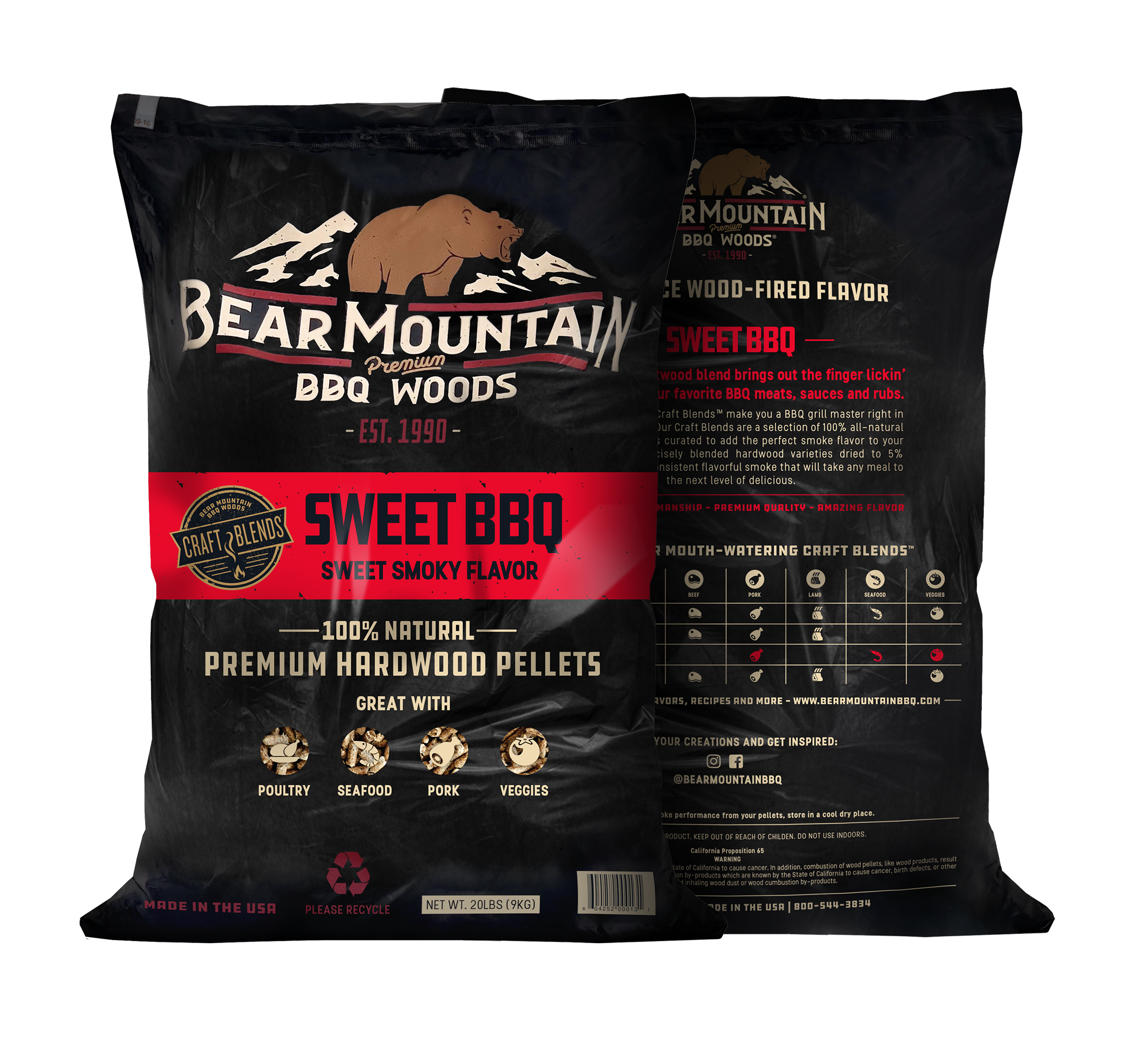 Sweet BBQ Craft Blendsâ„¢ Wood Pellets