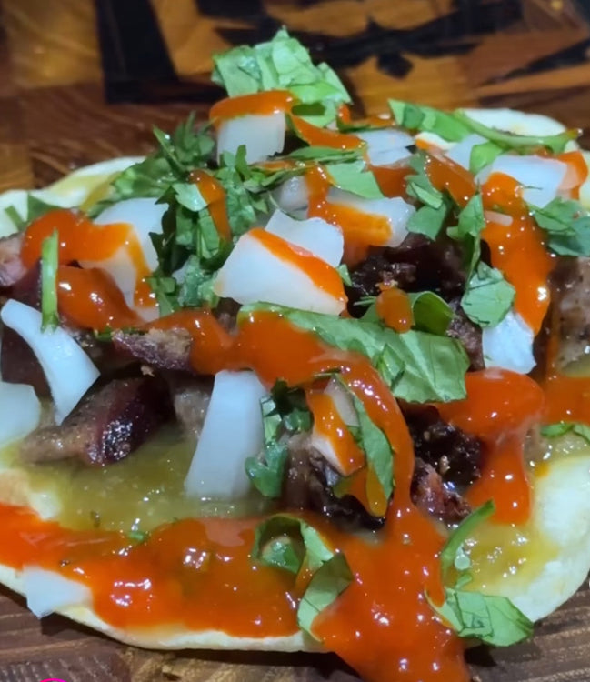 Lengua (Cow Tongue) Tacos