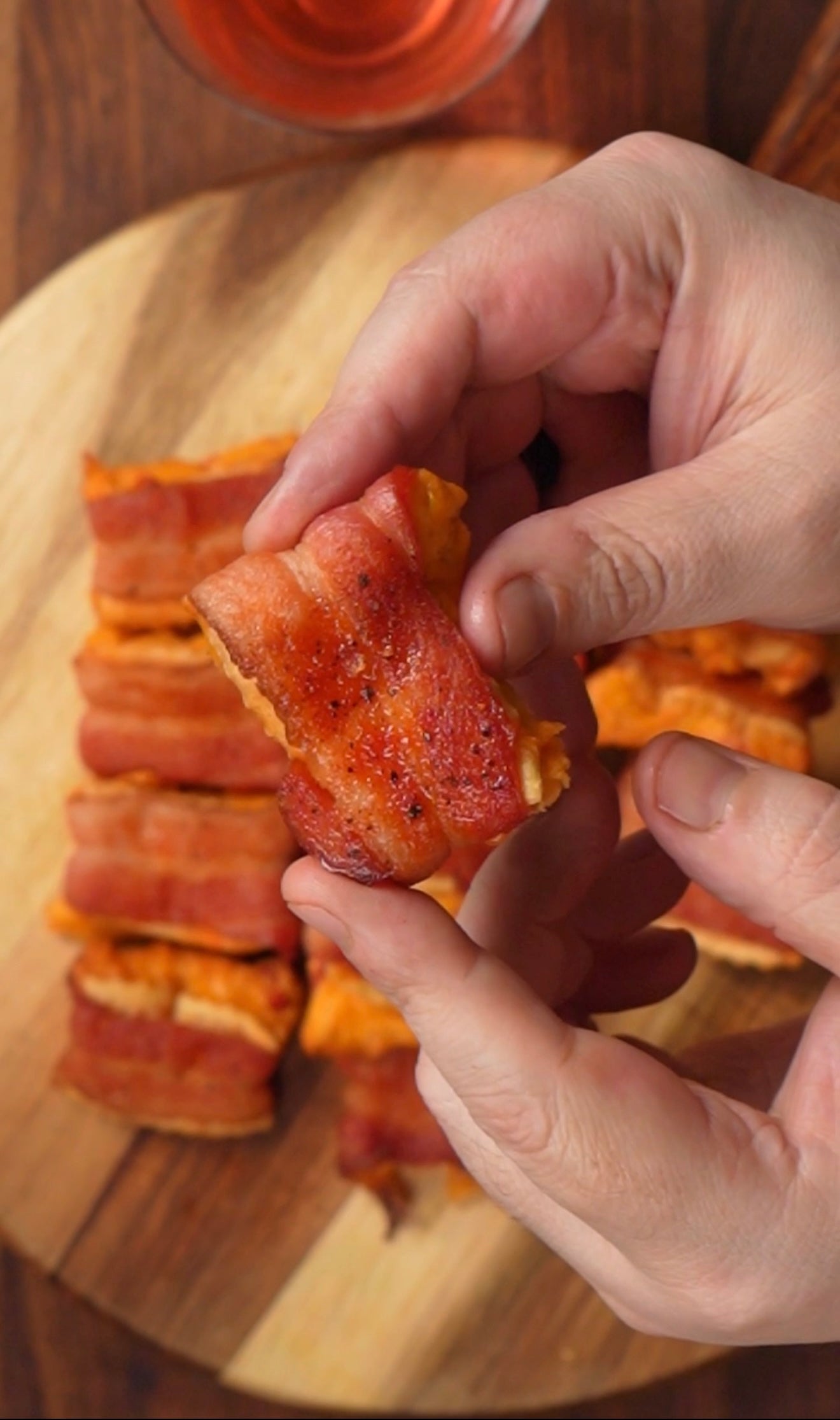 Bacon-Wrapped Pimento Cheese Crackers