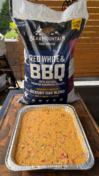 Smoked Cheeseburger Queso Dip
