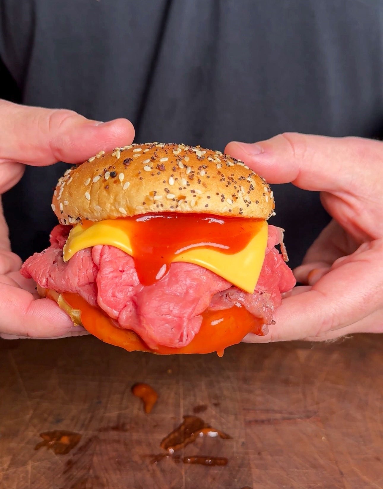 Smoked Beef and Cheddar Sandwich