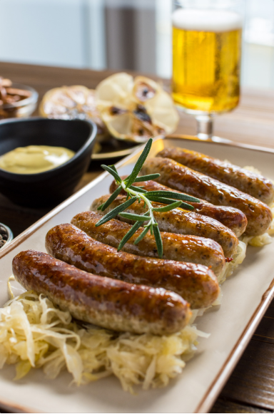 World Famous Brats and Sauerkraut – Bear Mountain BBQ