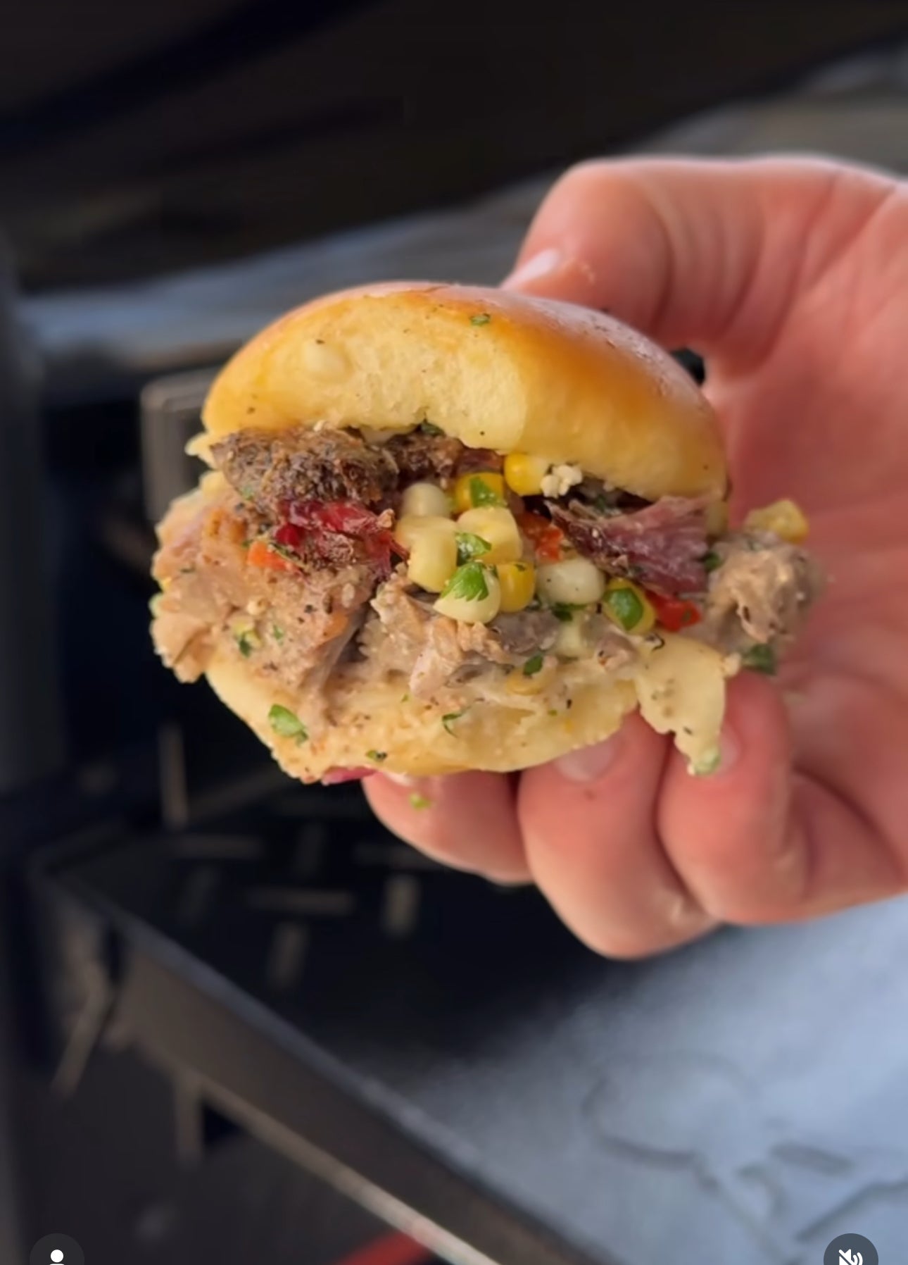 Brisket Street Corn Sliders