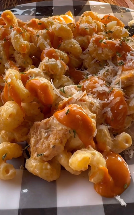 Smoked Buffalo Chicken Pasta