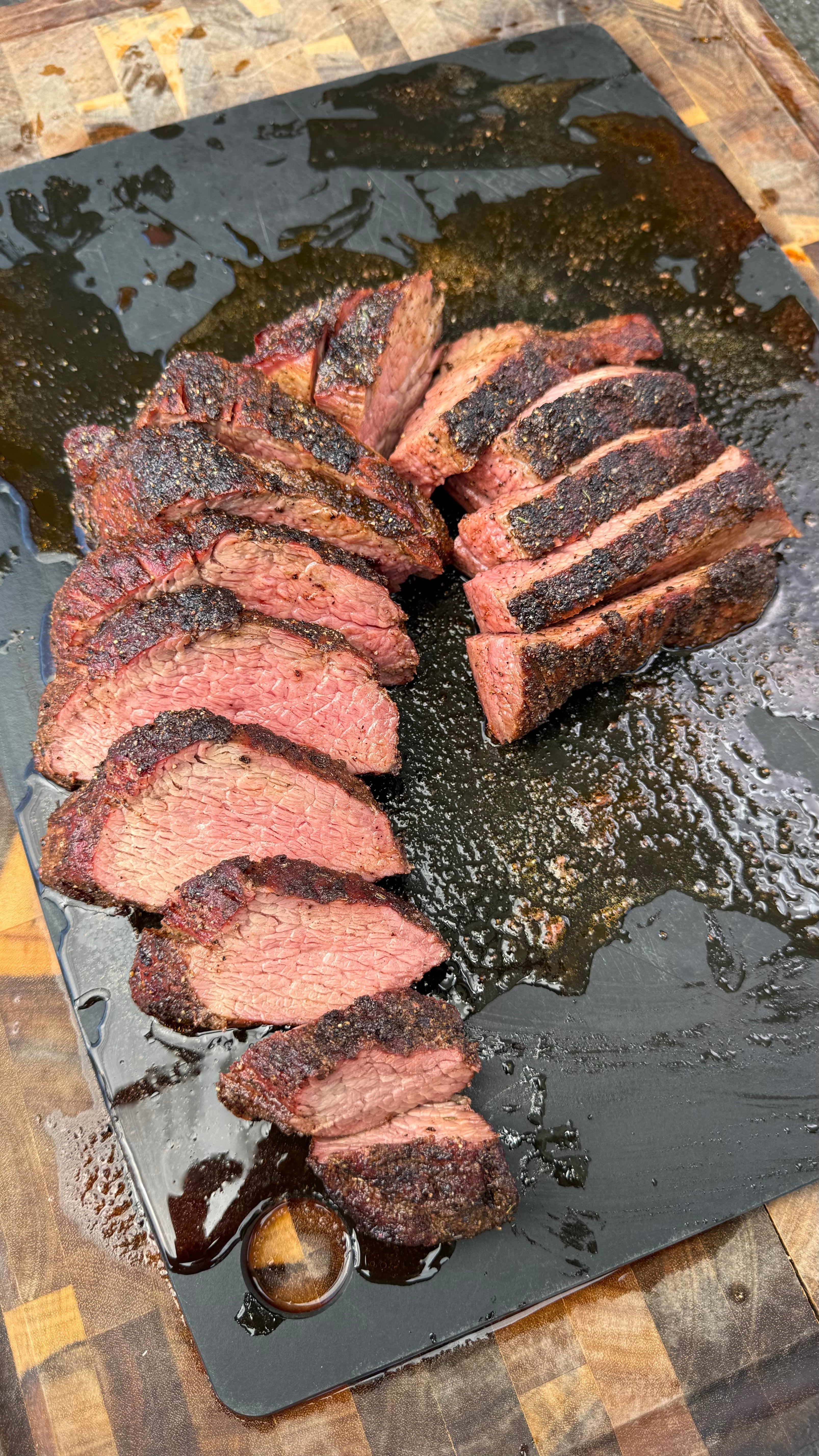 Coffee Crusted Smoked Tri-Tip