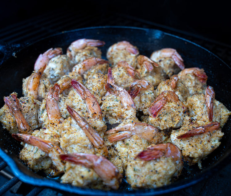 Crab-Stuffed Cajun Shrimp