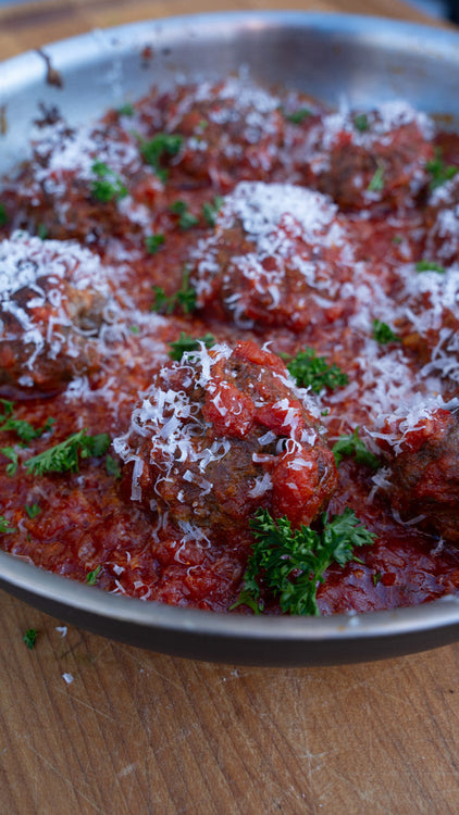 Easy Cheese-Stuffed Meatballs