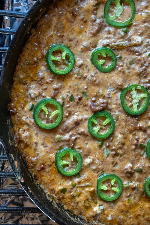 Smoked Venison Jalapeño Popper Dip