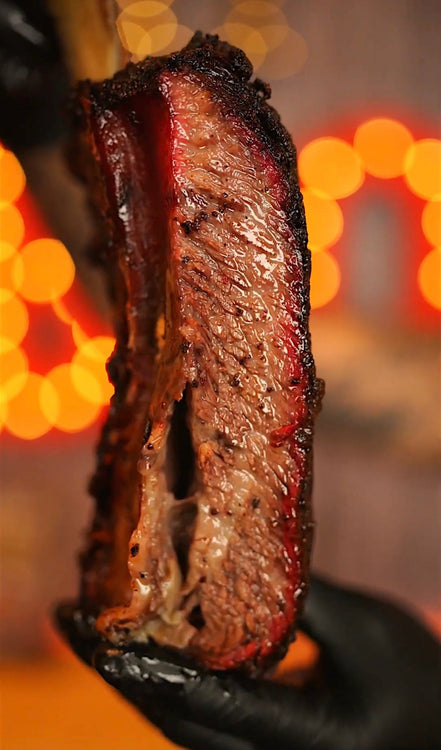 Kamado Smoked Beef Ribs