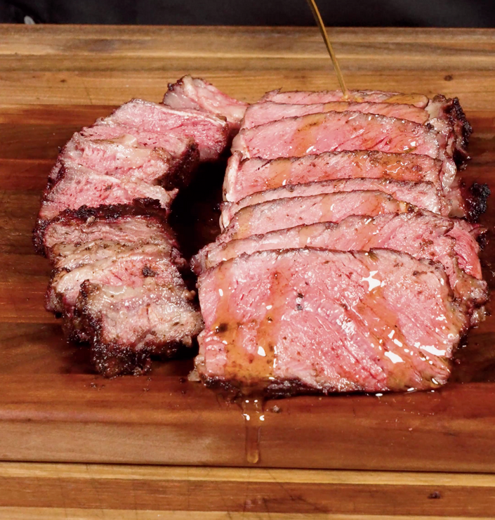 Grill Dad’s Smoky Double-Cut Ribeye