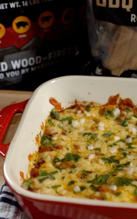 The Grill Dads’ Smoked Queso Fundido with Smoked Chorizo