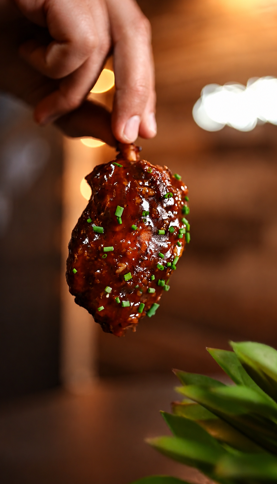 Honey Garlic Pig Wings