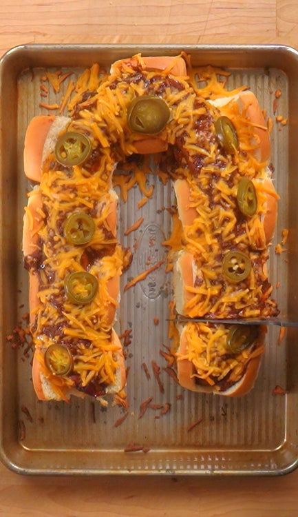 Horseshoe Chili Dog Sliders