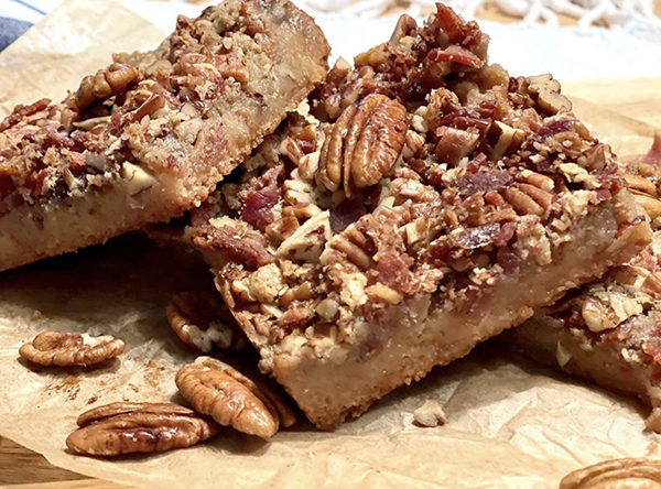 The Party Pig: Maple Bacon Pecan Gooey Butter Bars