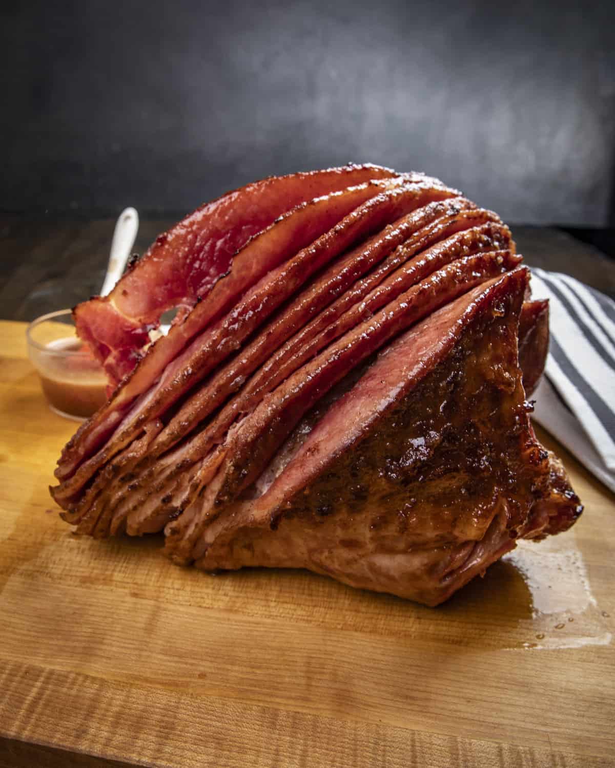 Smoked Ham with Maple Brown Sugar Glaze