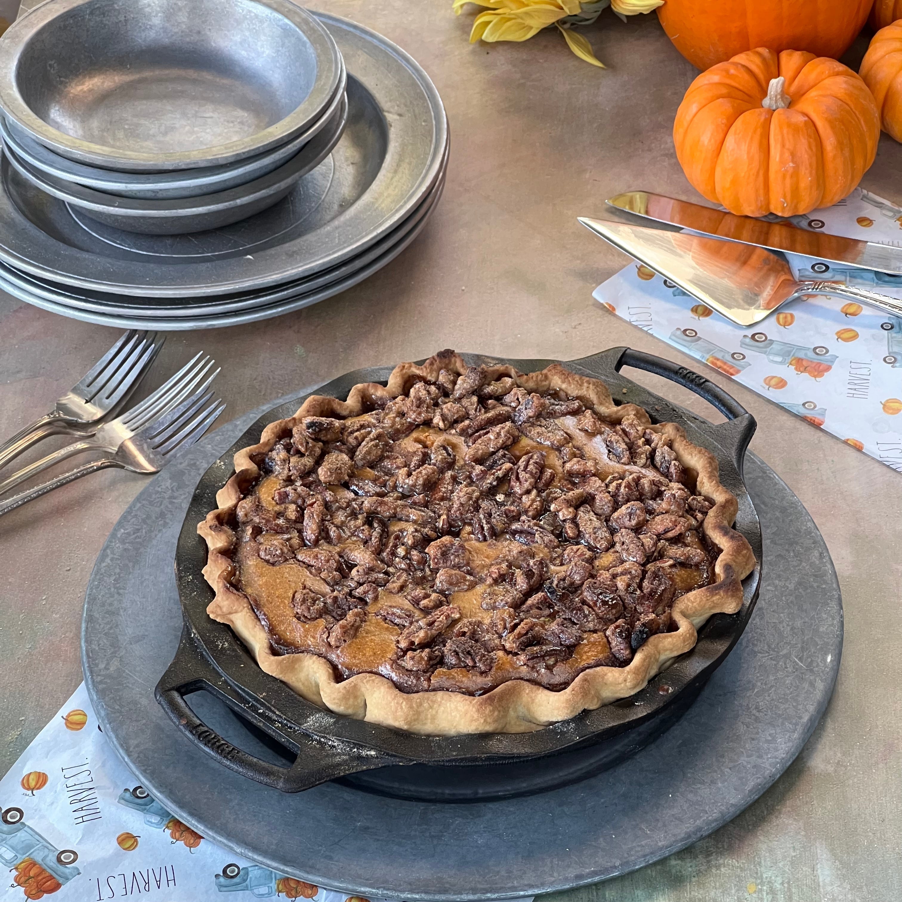 Smoked Praline Pumpkin Pie