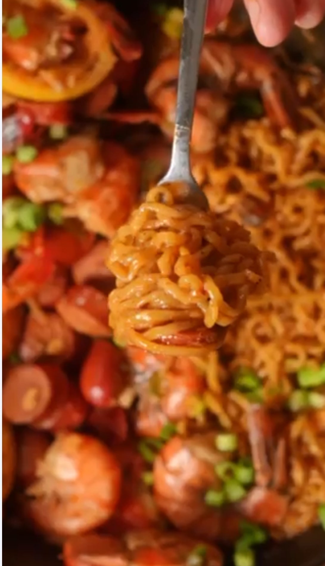 Nola BBQ Shrimp Ramen