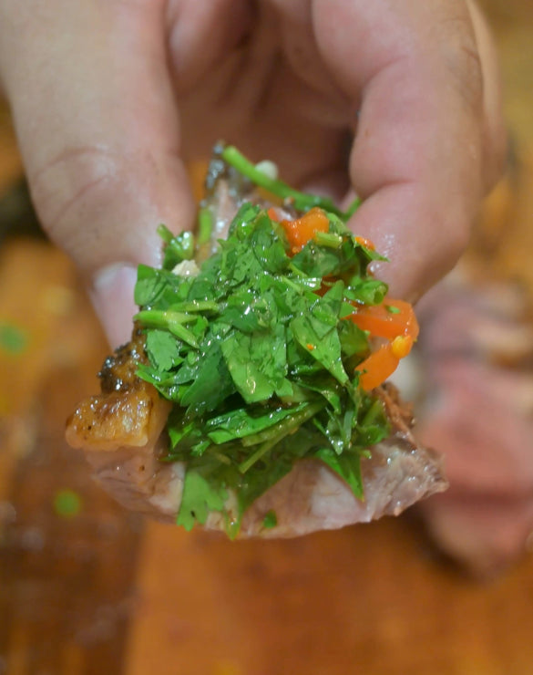 Beach Picanha with Red Chimichurri