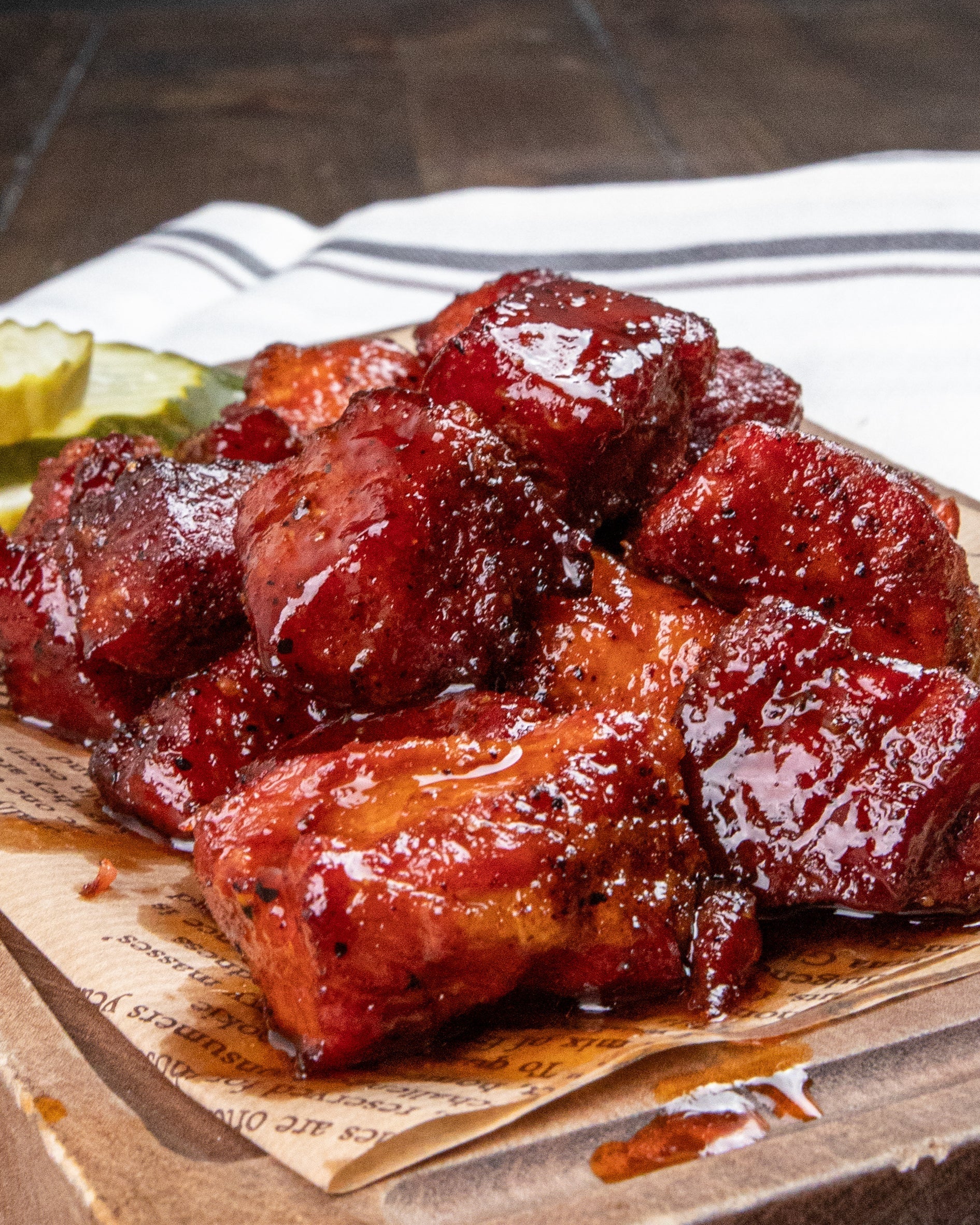 Smoked Pork Butt Burnt Ends