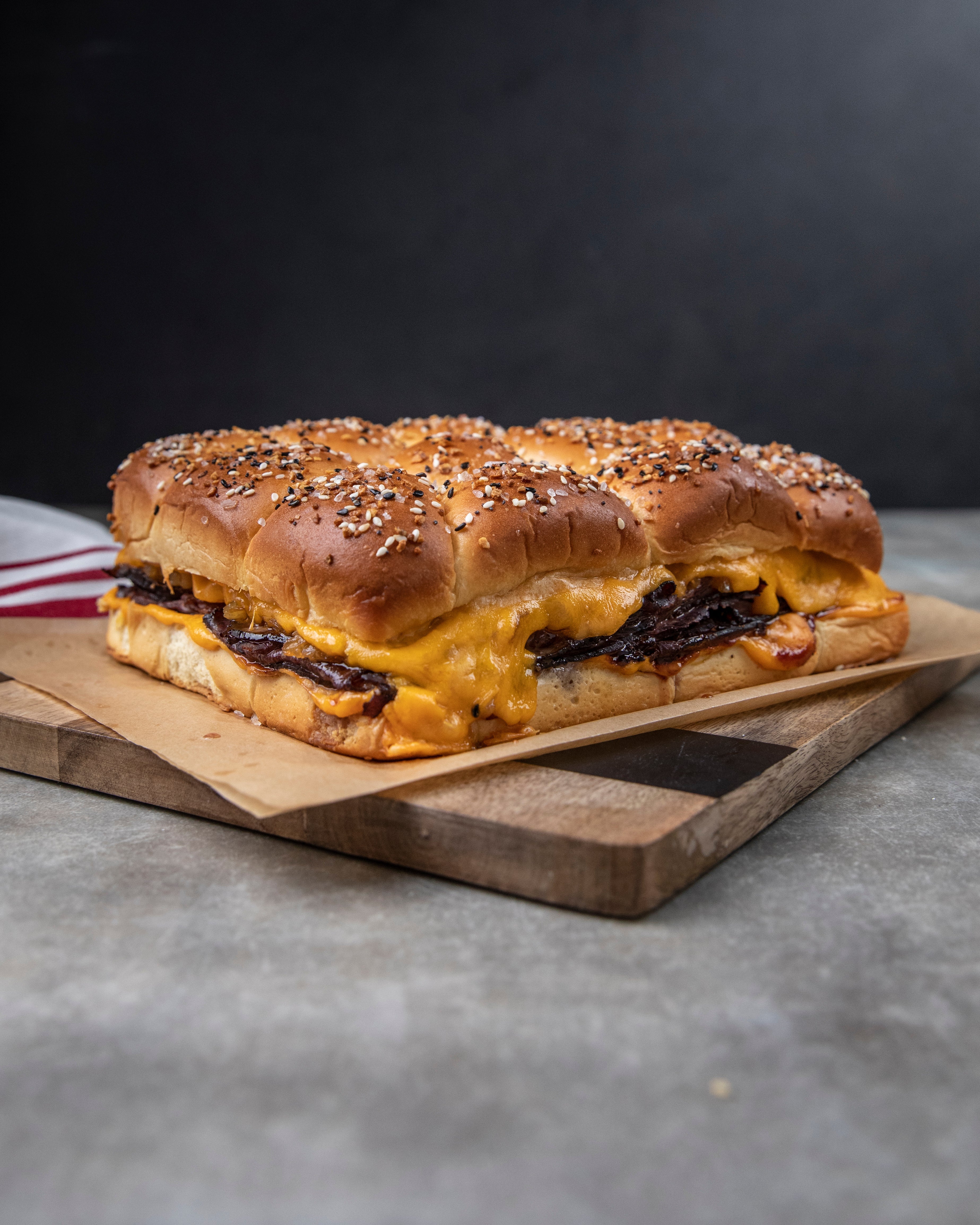 Roast Beef & Cheddar Sliders