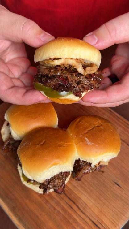 Shredded Beef Sliders