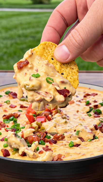 Smoked Bacon Cheeseburger Queso