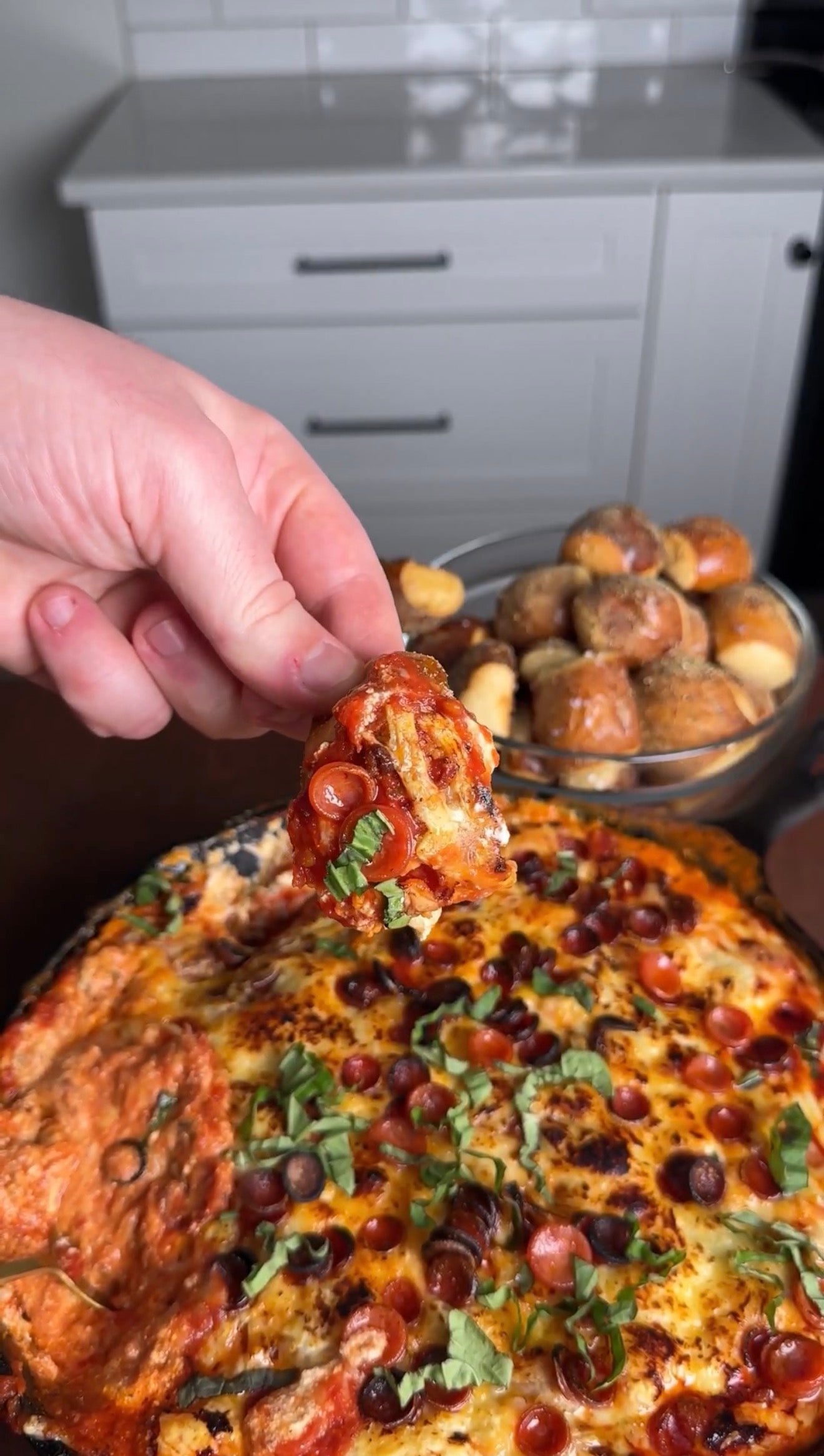 Smoked Pizza Dip