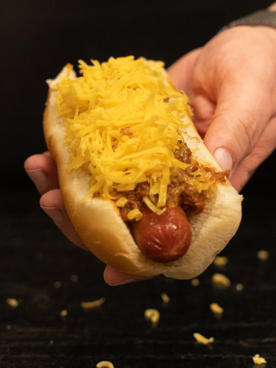 The Grill Dads Smoky Cincinnati Chili Dogs