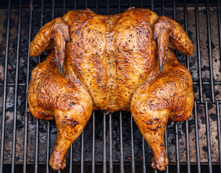The Grill Dad’s Juicy Smoked Whole Chicken