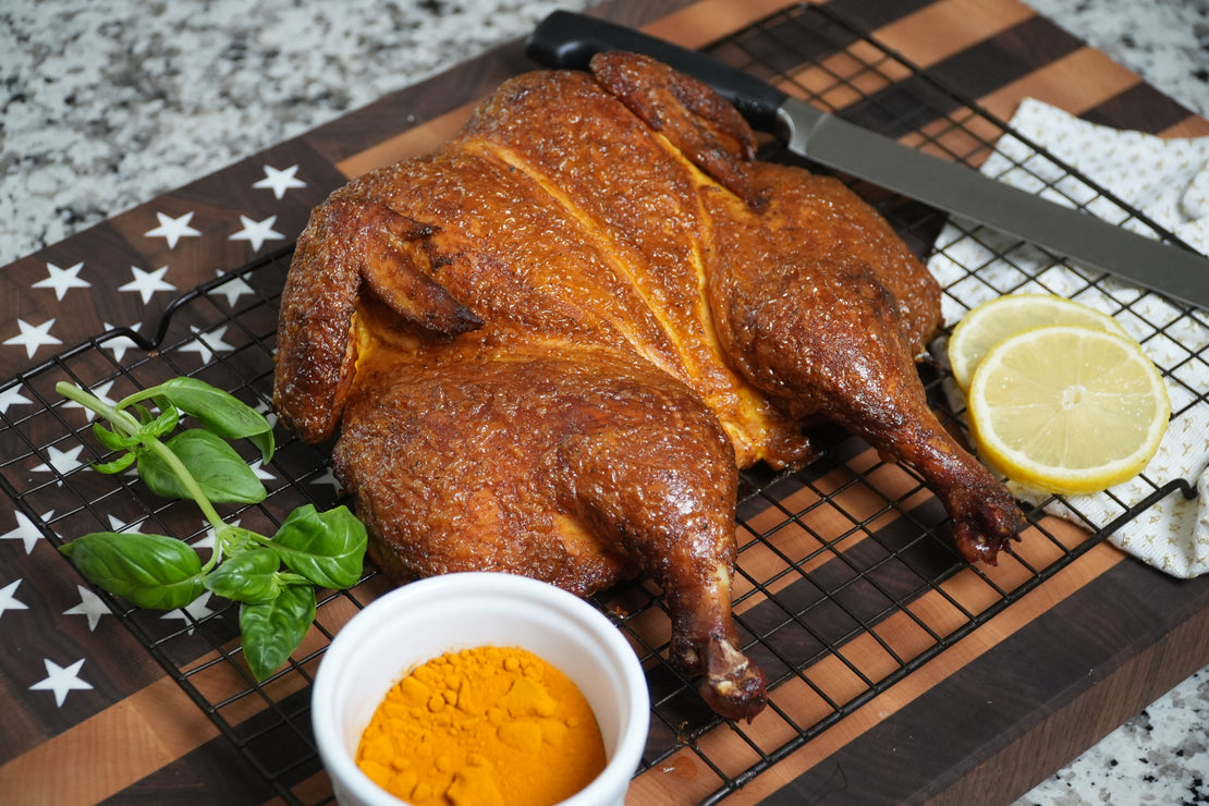 Turmeric Spiced Smoked Chicken