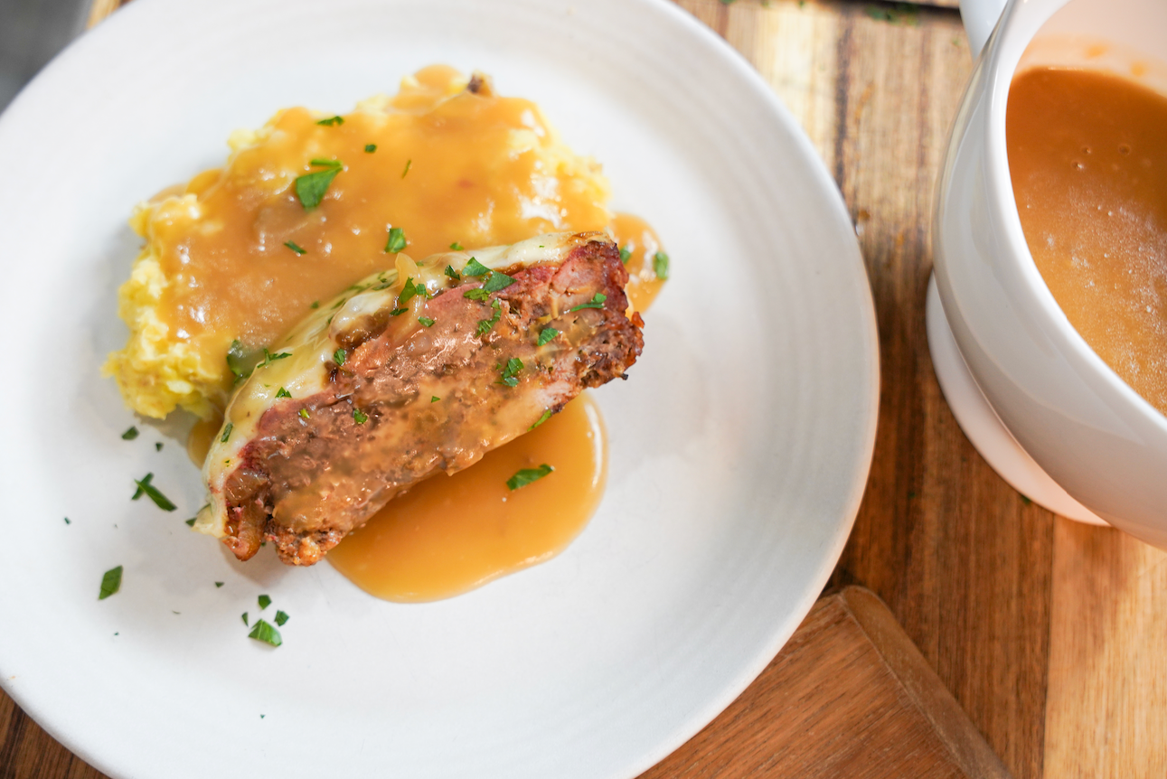 Venison French Onion Meatloaf