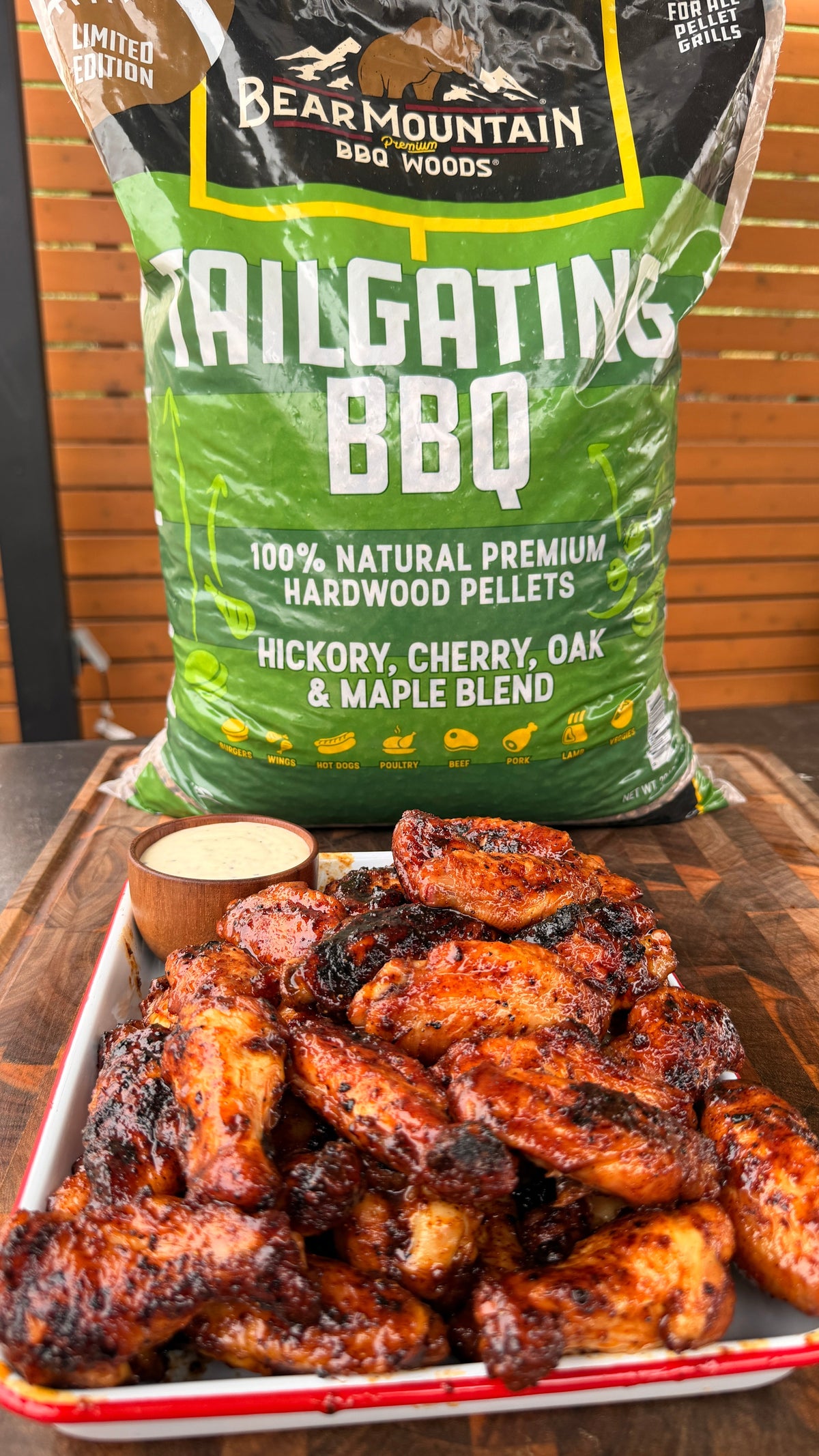 Honey Chipotle Smoked Chicken Wings