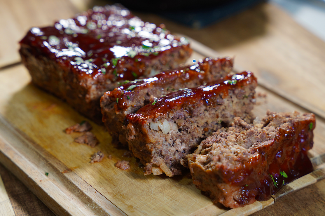 BBQ Smoked Bear Meatloaf