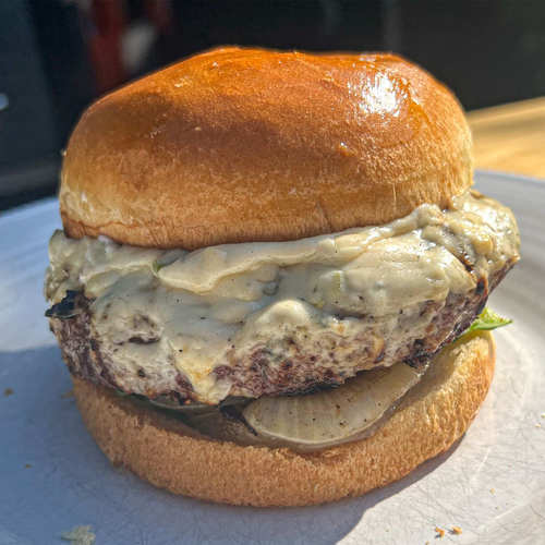 Creamy Blue Cheese Burgers