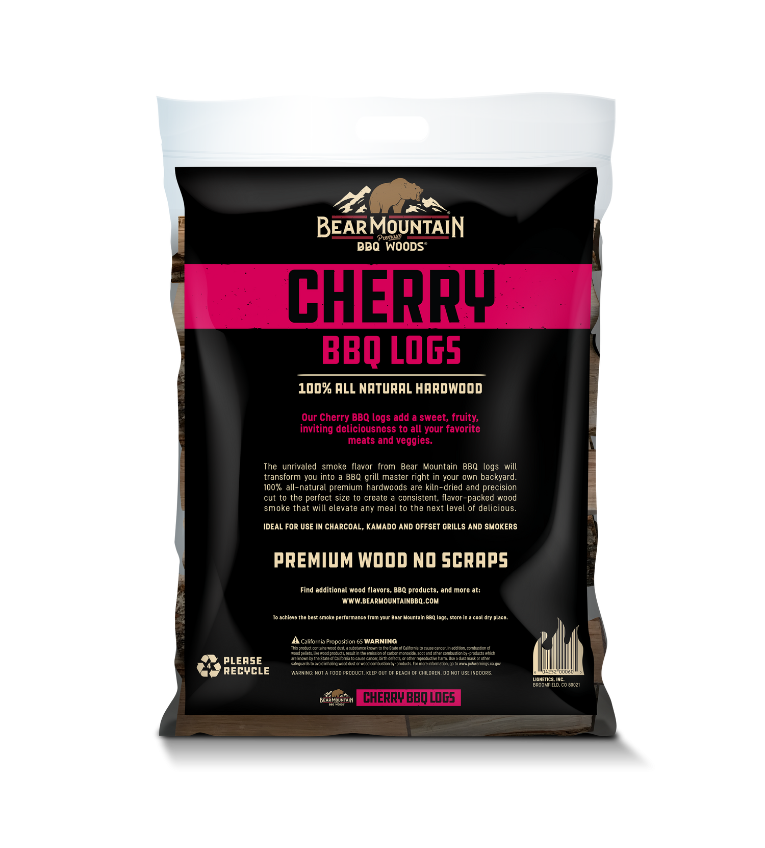BBQ Wood Logs - Cherry