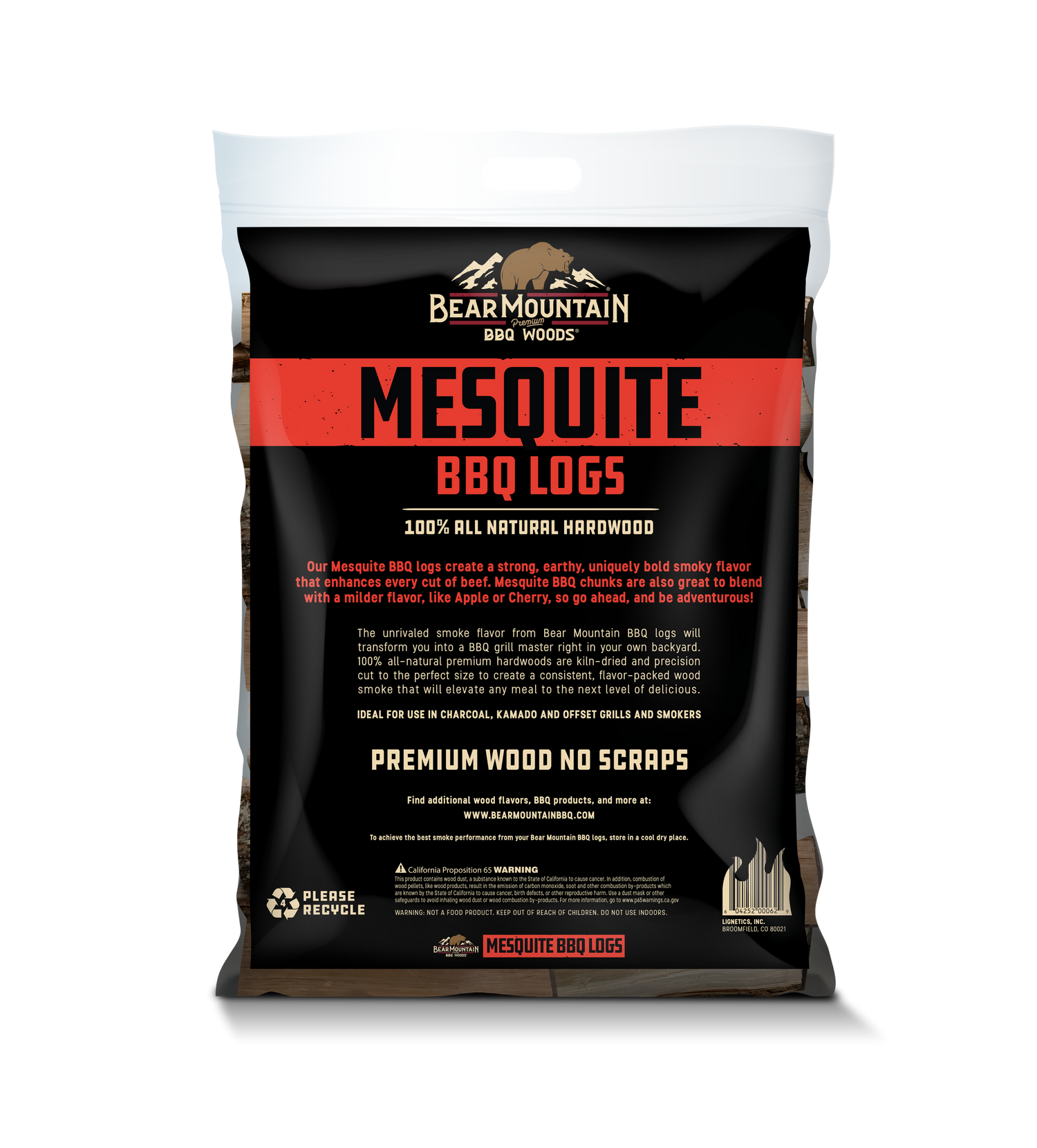 BBQ Wood Logs - Mesquite