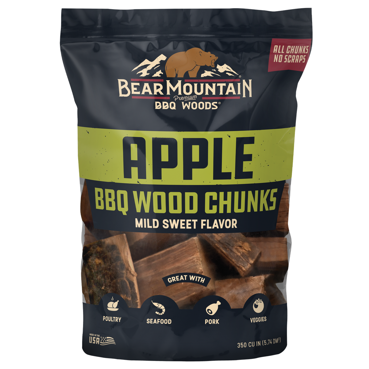 Apple BBQ Wood Chunks