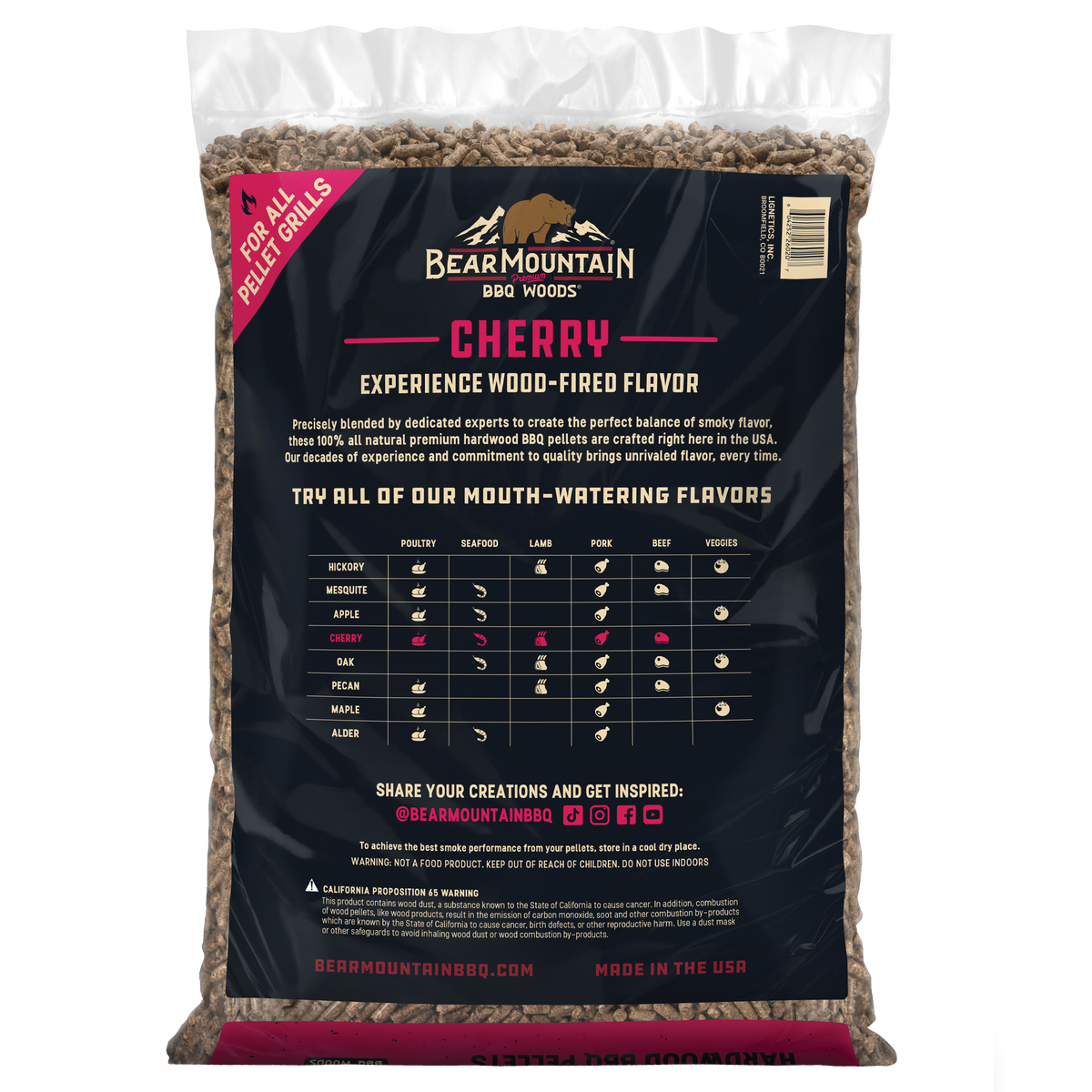 Cherry BBQ Wood Pellets
