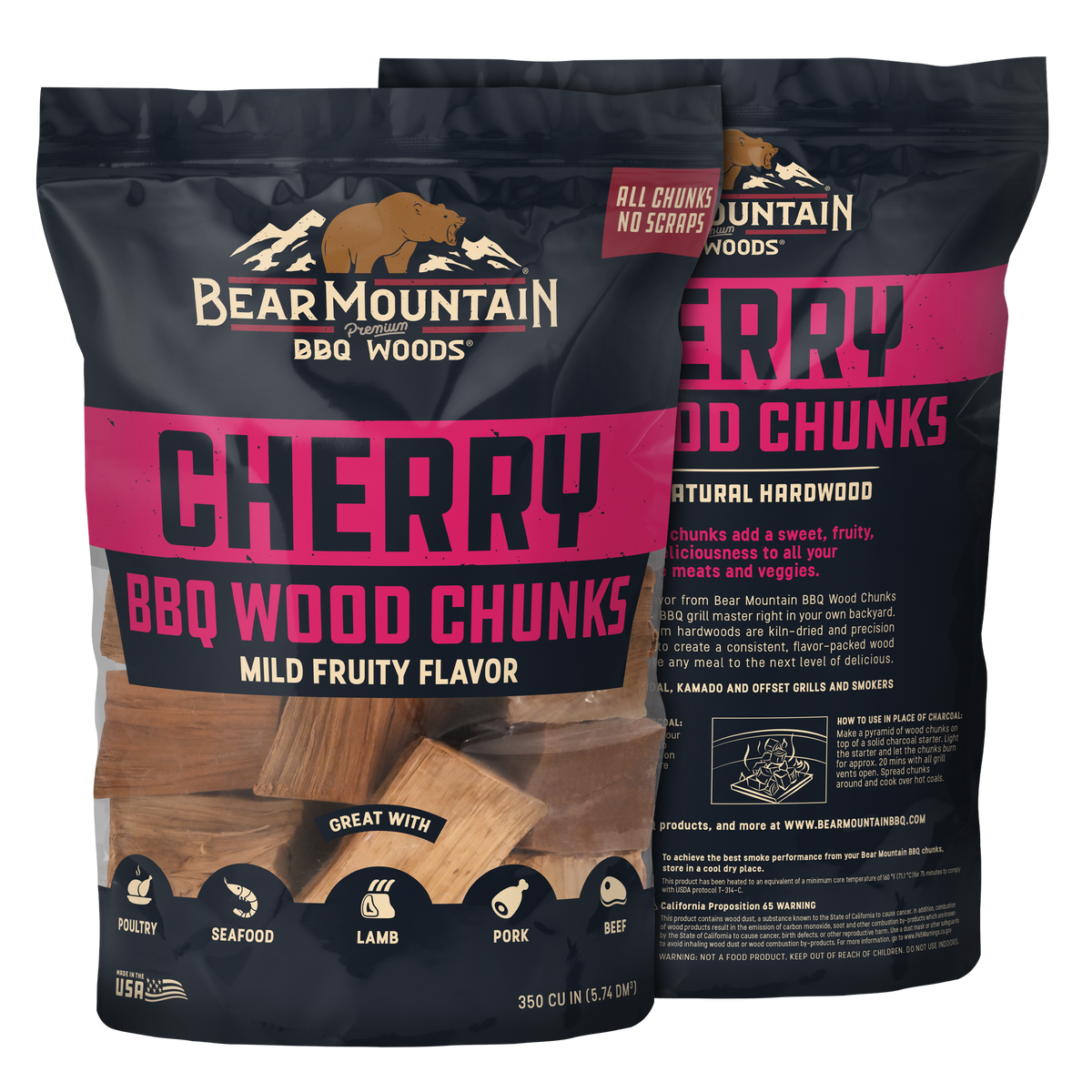 Cherry BBQ Wood Chunks
