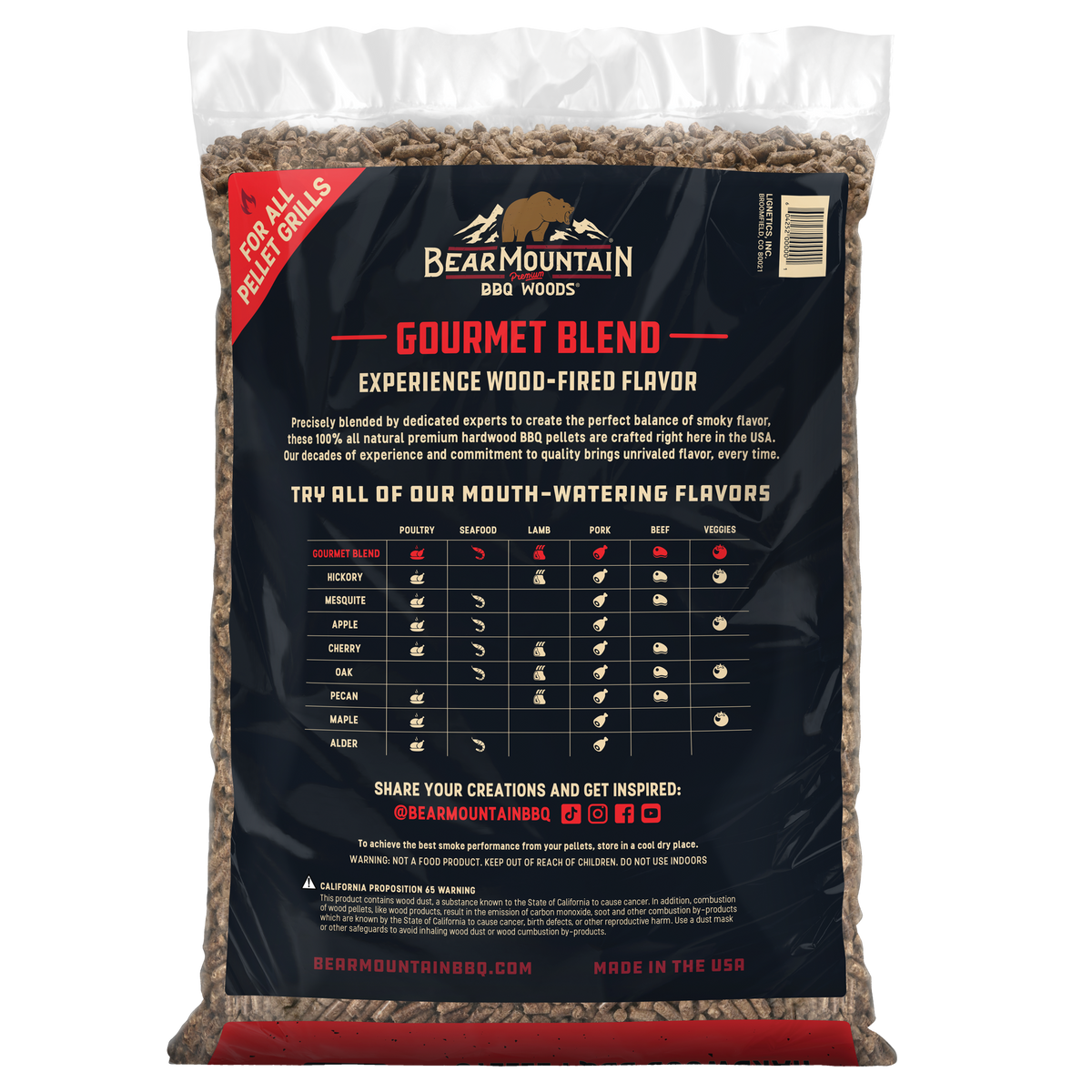 Gourmet Blend BBQ Wood Pellets