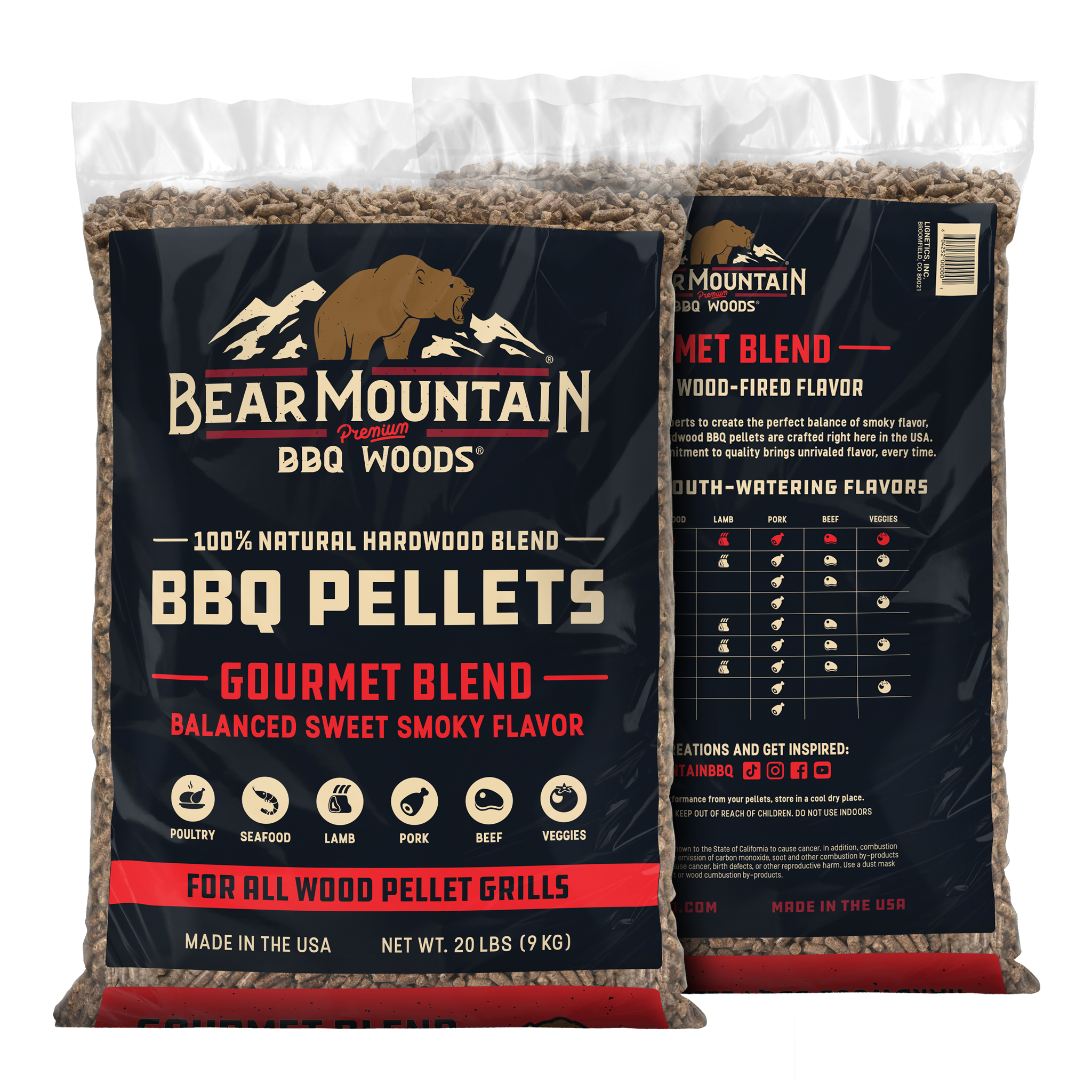 Gourmet Blend BBQ Wood Pellets
